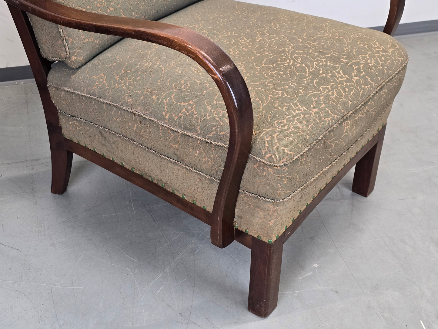 SESSEL VINTAGE Mid Century Sessel 60er Jahre Skandinavisch Design Wood Spindel