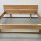 VOGLAUER BETT V-Montanara Wildeiche holz eiche doppelbett Massivholz 200x200 Spaltholz Design