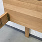 VOGLAUER BETT V-Montanara Wildeiche holz eiche doppelbett Massivholz 200x200 Spaltholz Design