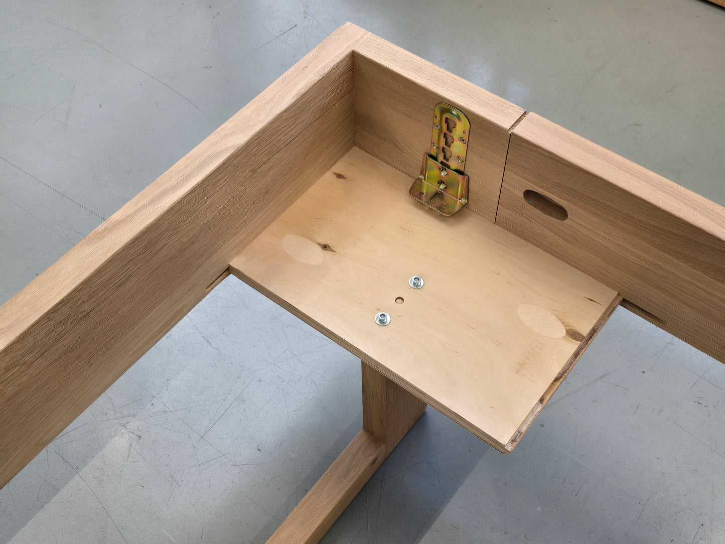 VOGLAUER BETT V-Montanara Wildeiche holz eiche doppelbett Massivholz 200x200 Spaltholz Design