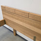VOGLAUER BETT V-Montanara Wildeiche holz eiche doppelbett Massivholz 200x200 Spaltholz Design