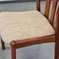 DYRLUND STÜHLE Vintage Stuhl Esszimmer Esstisch Teakholz Massiv Dänisches Design Küche Mid-Century Modern