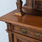 GRÜNDERZEIT BUFFET Antik Schrank Nussbaum Wurzelholz Ströbele & Osburg Konstanz