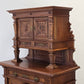 GRÜNDERZEIT BUFFET Antik Schrank Nussbaum Wurzelholz Ströbele & Osburg Konstanz