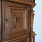 GRÜNDERZEIT BUFFET Antik Schrank Nussbaum Wurzelholz Ströbele & Osburg Konstanz
