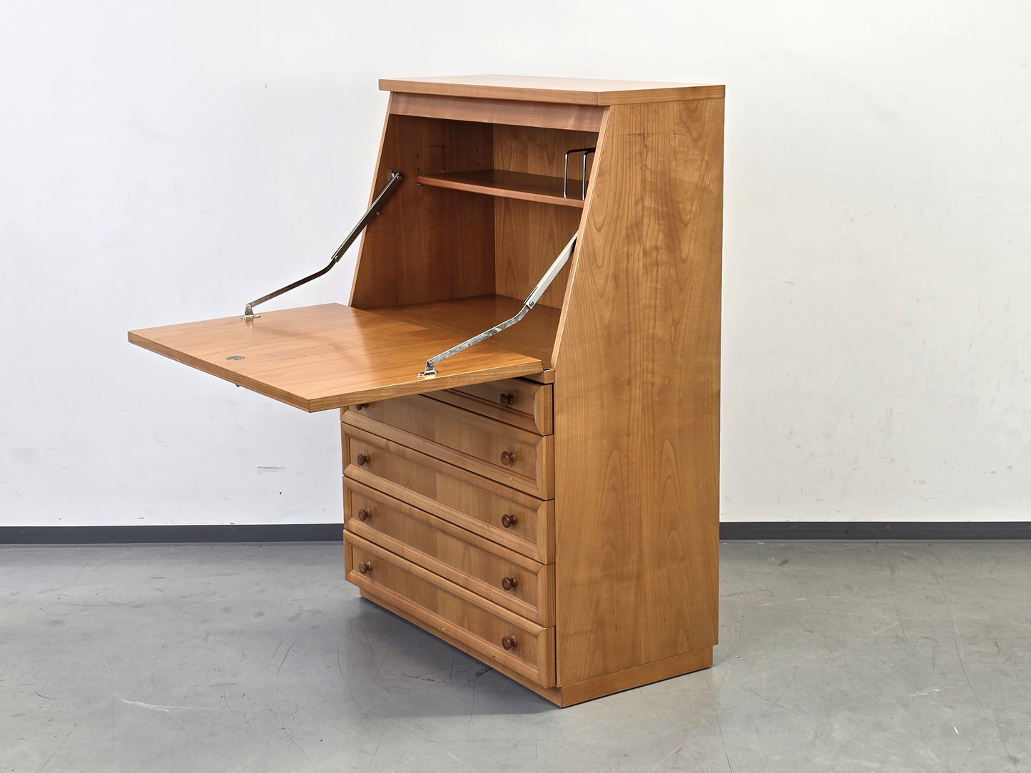 SEKRETÄR KIRSCHBAUM Schreibschrank Antik-Stil Biedermeier Kommode Schreibtisch
