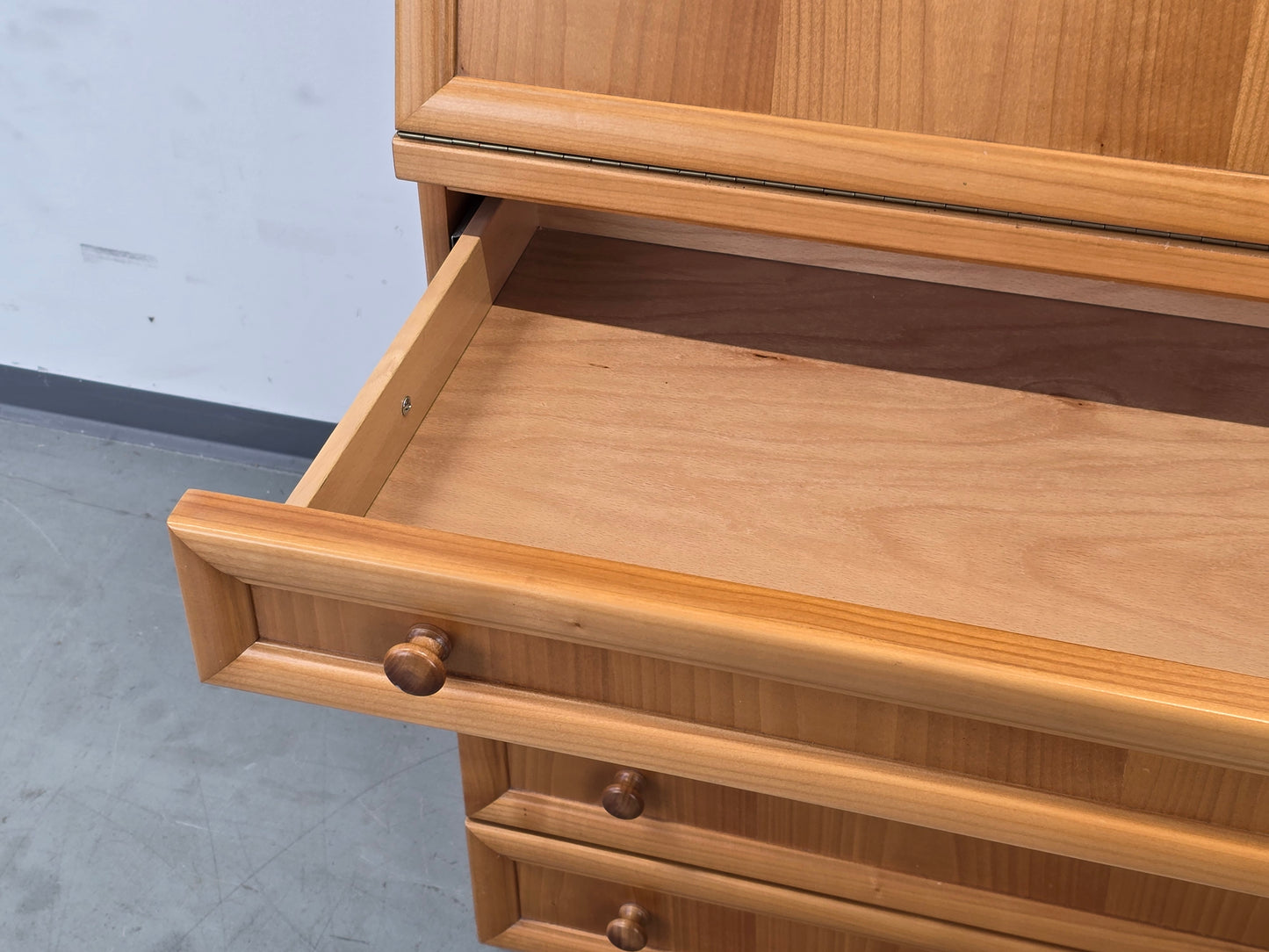 SEKRETÄR KIRSCHBAUM Schreibschrank Antik-Stil Biedermeier Kommode Schreibtisch