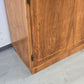 VINTAGE VITRINE Nussbaum 60er Mid Century Bücherschrank Highboard Regal Retro