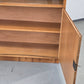 VINTAGE VITRINE Nussbaum 60er Mid Century Bücherschrank Highboard Regal Retro
