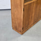VINTAGE VITRINE Nussbaum 60er Mid Century Bücherschrank Highboard Regal Retro