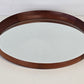 DANISH DESIGN Spiegel Teak 60er Th. Poss Kopenhagen Vintage Wandspiegel 56cm