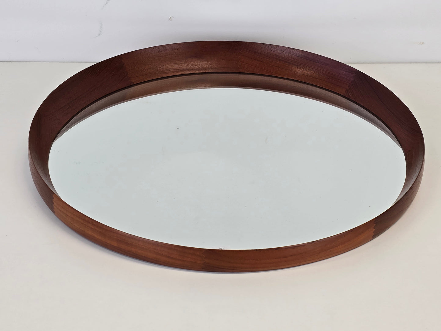 DANISH DESIGN Spiegel Teak 60er Th. Poss Kopenhagen Vintage Wandspiegel 56cm