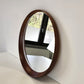 DANISH DESIGN Spiegel Teak 60er Th. Poss Kopenhagen Vintage Wandspiegel 56cm