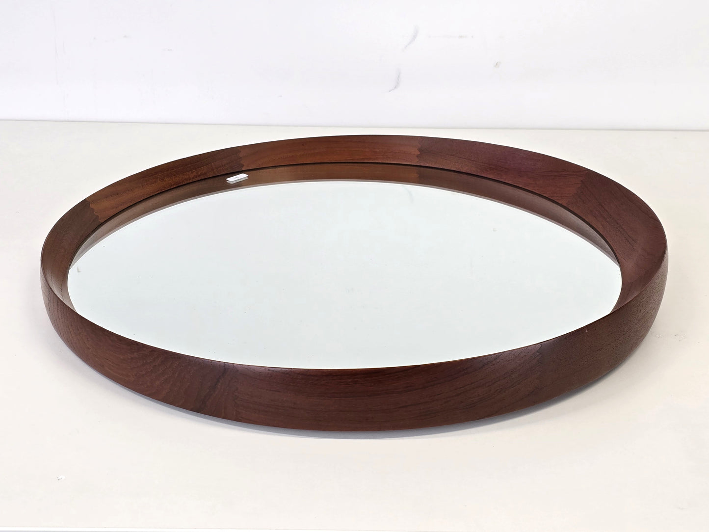DANISH DESIGN Spiegel Teak 60er Th. Poss Kopenhagen Vintage Wandspiegel 56cm