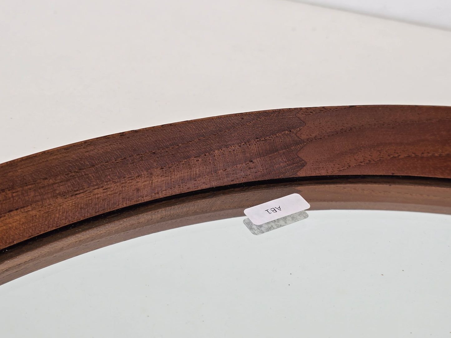 DANISH DESIGN Spiegel Teak 60er Th. Poss Kopenhagen Vintage Wandspiegel 56cm