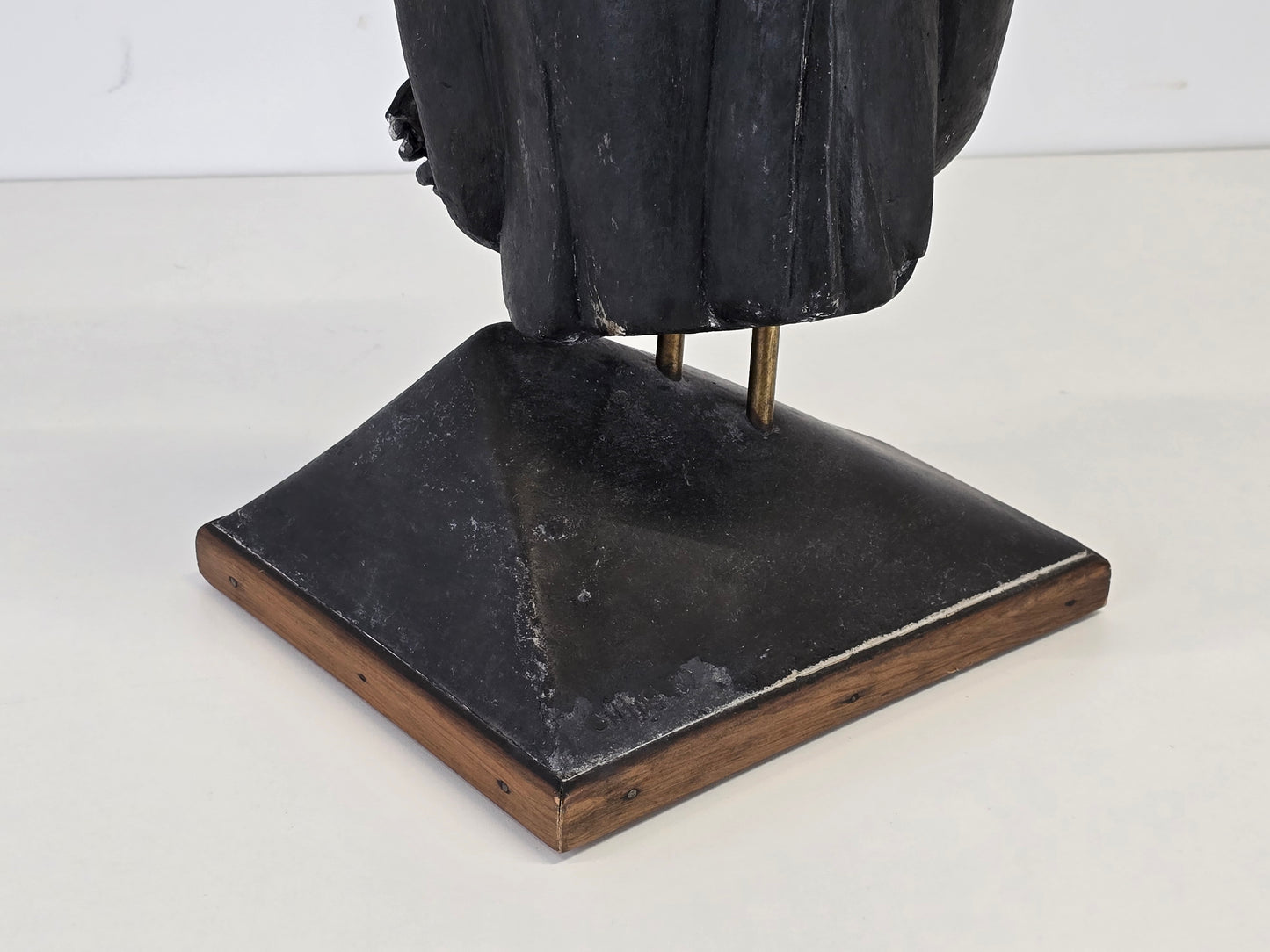 WALTER GILLICH Skulptur 1962 Gips Unikat Modernist Abstrakt Kunst Vintage