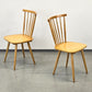 VINTAGE SPROSSENSTUHL Mid Century Stuhl 60er Jahre Tapiovaara Stil Buche