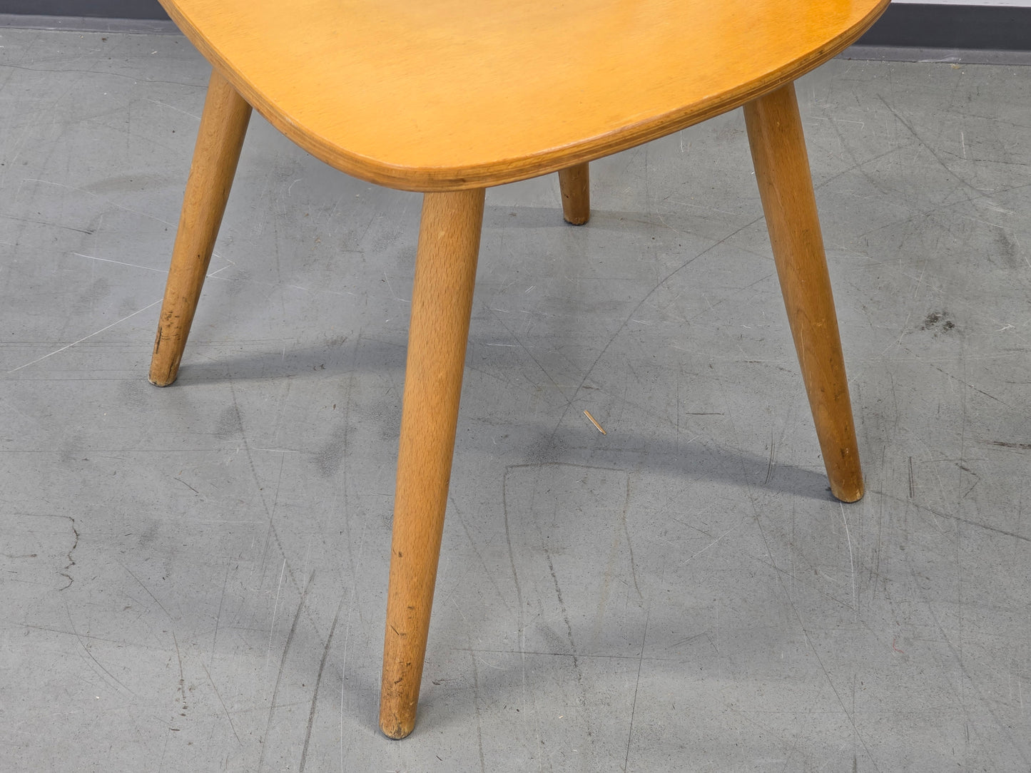 VINTAGE SPROSSENSTUHL Mid Century Stuhl 60er Jahre Tapiovaara Stil Buche