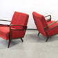 VINTAGE SESSEL Mid Century Sessel 50er 60er Jahre Rot Design