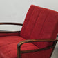 VINTAGE SESSEL Mid Century Sessel 50er 60er Jahre Rot Design