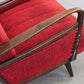 VINTAGE SESSEL Mid Century Sessel 50er 60er Jahre Rot Design
