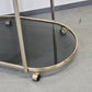 BARWAGEN GOLD Servierwagen Vintage Hollywood Regency Rollwagen 70er