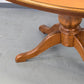 VINTAGE COUCHTISCH Nussbaum Oval 60er Jahre Mid Century Säulentisch Retro