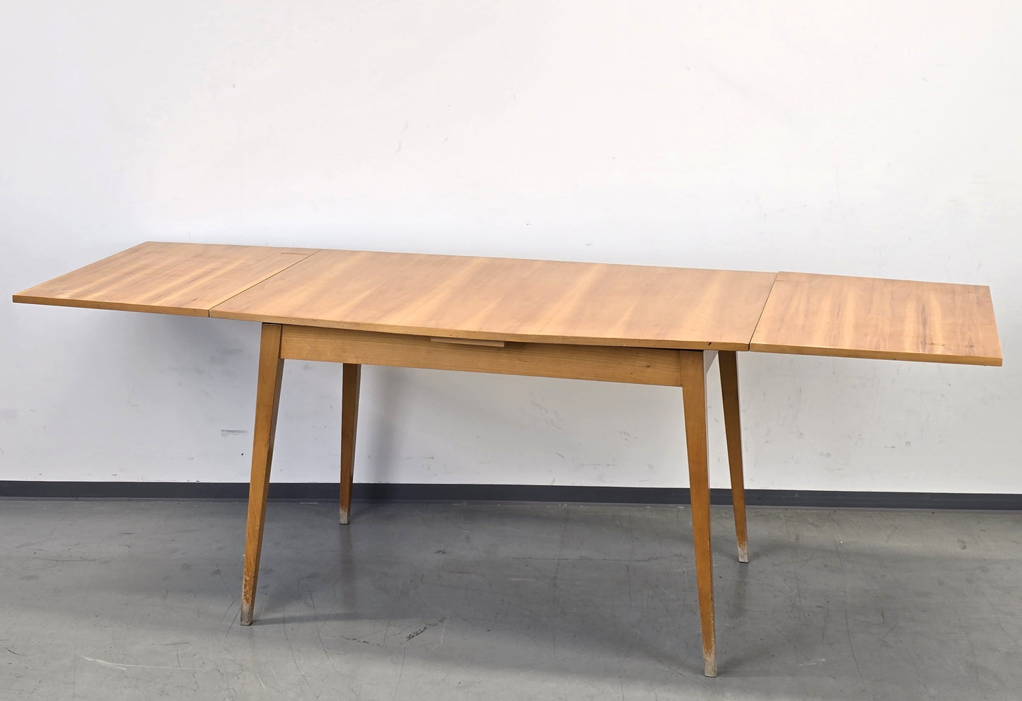 VINTAGE ESSTISCH Kirschbaum 60er Jahre Mid Century Ausziehbar Tisch Retro