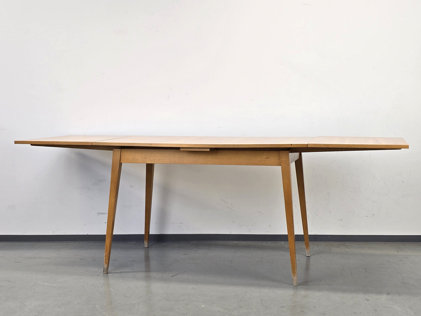 VINTAGE ESSTISCH Kirschbaum 60er Jahre Mid Century Ausziehbar Tisch Retro