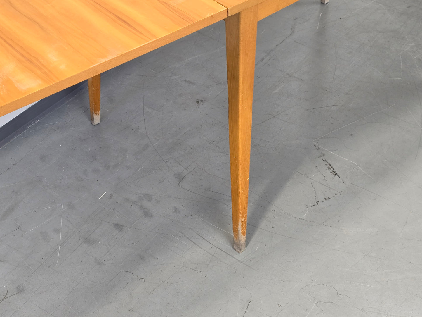 VINTAGE ESSTISCH Kirschbaum 60er Jahre Mid Century Ausziehbar Tisch Retro