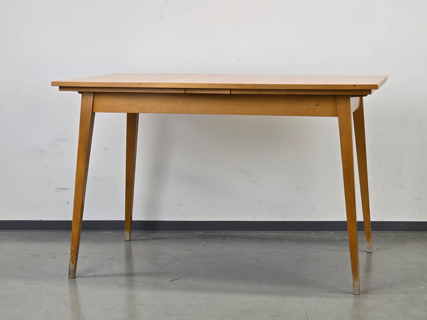 VINTAGE ESSTISCH Kirschbaum 60er Jahre Mid Century Ausziehbar Tisch Retro