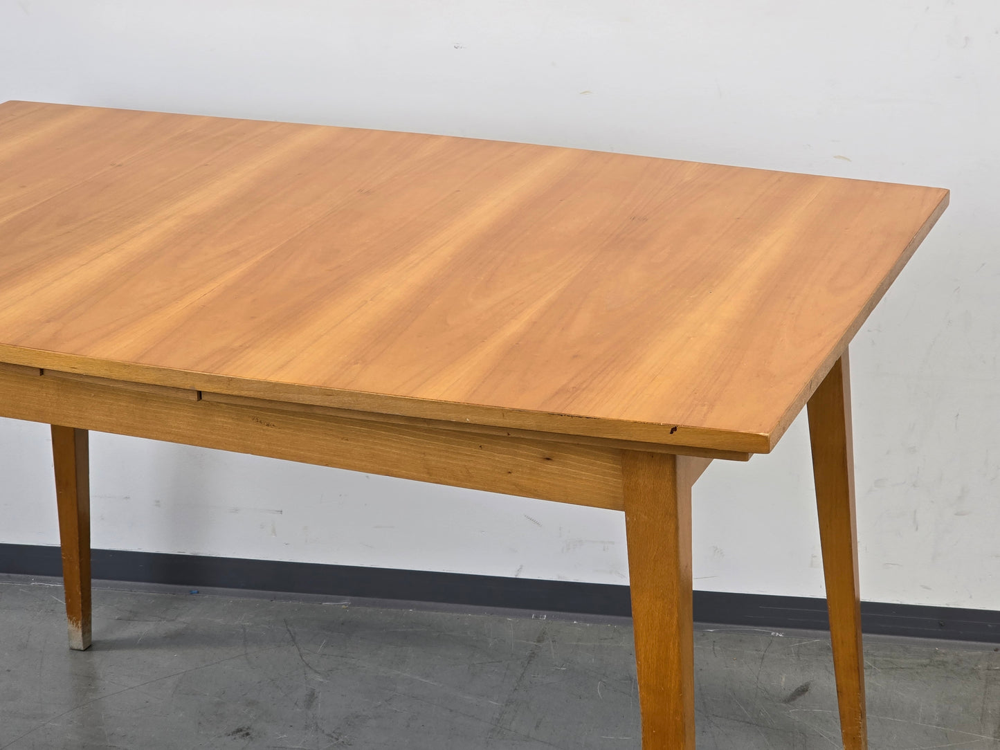 VINTAGE ESSTISCH Kirschbaum 60er Jahre Mid Century Ausziehbar Tisch Retro