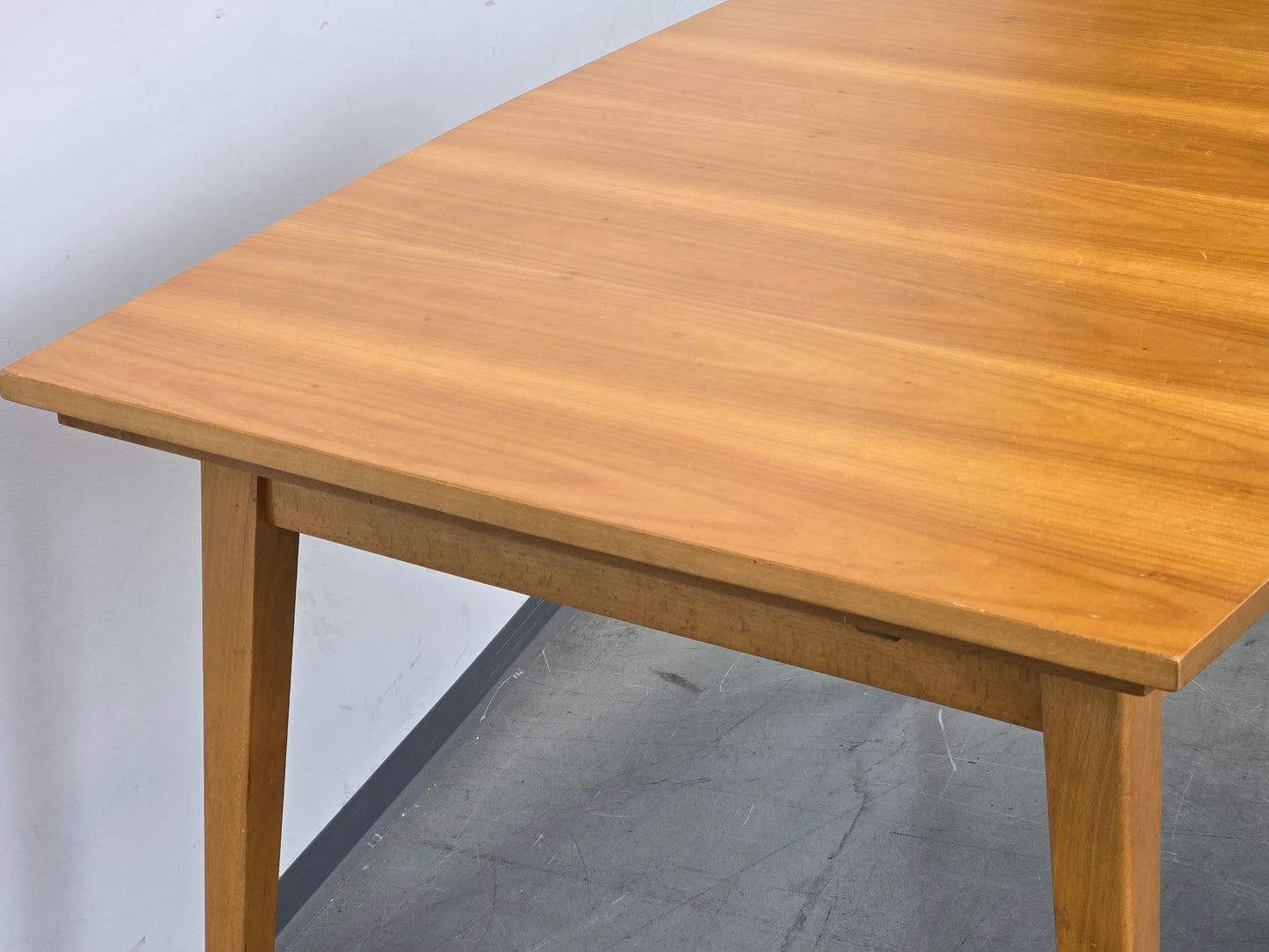 VINTAGE ESSTISCH Kirschbaum 60er Jahre Mid Century Ausziehbar Tisch Retro