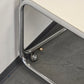 VINTAGE BEISTELLTISCH Chrom Rollen Couchtisch Bauhaus 60er Jahre Design Weiß