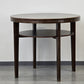 HALABALA BEISTELLTISCH Art Déco Couchtisch 40er Jahre Vintage Holz Rund Schwarz