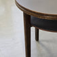 HALABALA BEISTELLTISCH Art Déco Couchtisch 40er Jahre Vintage Holz Rund Schwarz