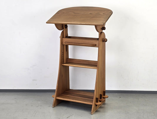 VINTAGE STEHPULT Mid Century Zeichentisch Teak Design Rednerpult Loft Retro 60er Jahre