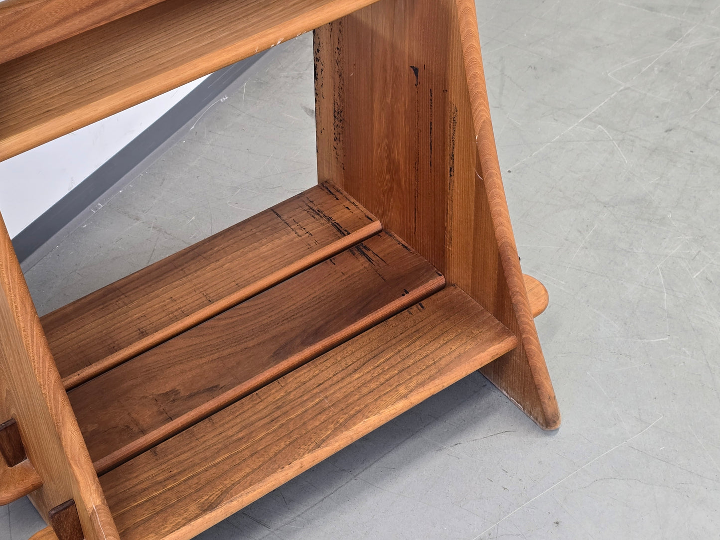 VINTAGE STEHPULT Mid Century Zeichentisch Teak Design Rednerpult Loft Retro 60er Jahre
