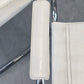 DESIGN FREISCHWINGER Leder Weiß Chrom Stuhl Bauhaus Vintage 60er 70er