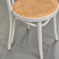 WIENER GEFLECHT Stuhl Bugholz Thonet-Stil weiß vintage retro esszimmer