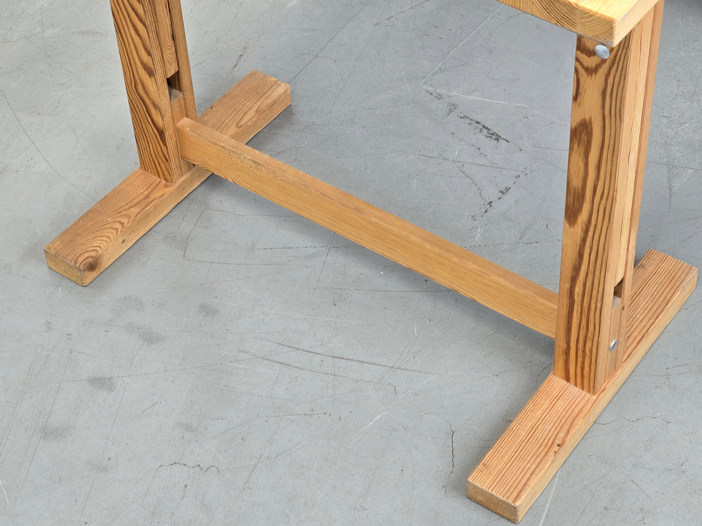 VINTAGE TISCH Esstisch Architektentisch  Kiefer Massiv Höhenverstellbar Schreibtisch