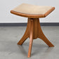 KLAVIERHOCKER VINTAGE Hocker Piano Drehhocker Mid Century Design Höhenverstellbar