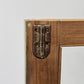 VINTAGE VITRINE BÜCHERSCHRANK Schrank Regal Design 60er 50er Jahre Holz Grün Glasschrank