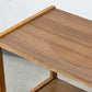 OPAL BEISTELLTISCH 60er Mid Century Nußbaum Vintage Kleinmöbel Regal Tisch