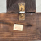 VINTAGE HOCKER Stuhl Dreibeinstuhl Vintage Massivholz Schnitzerei Birka Mid Century