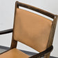 VINTAGE ARMLEHNSTUHL Mid Century Design Stuhl Holz Leder 50er 60er