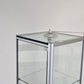 GLASVITRINE BELEUCHTET Vitrine Glas Alu Sammlervitrine Design Display Schloss