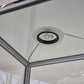GLASVITRINE BELEUCHTET Vitrine Glas Alu Sammlervitrine Design Display Schloss