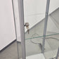 GLASVITRINE BELEUCHTET Vitrine Glas Alu Sammlervitrine Design Display Schloss