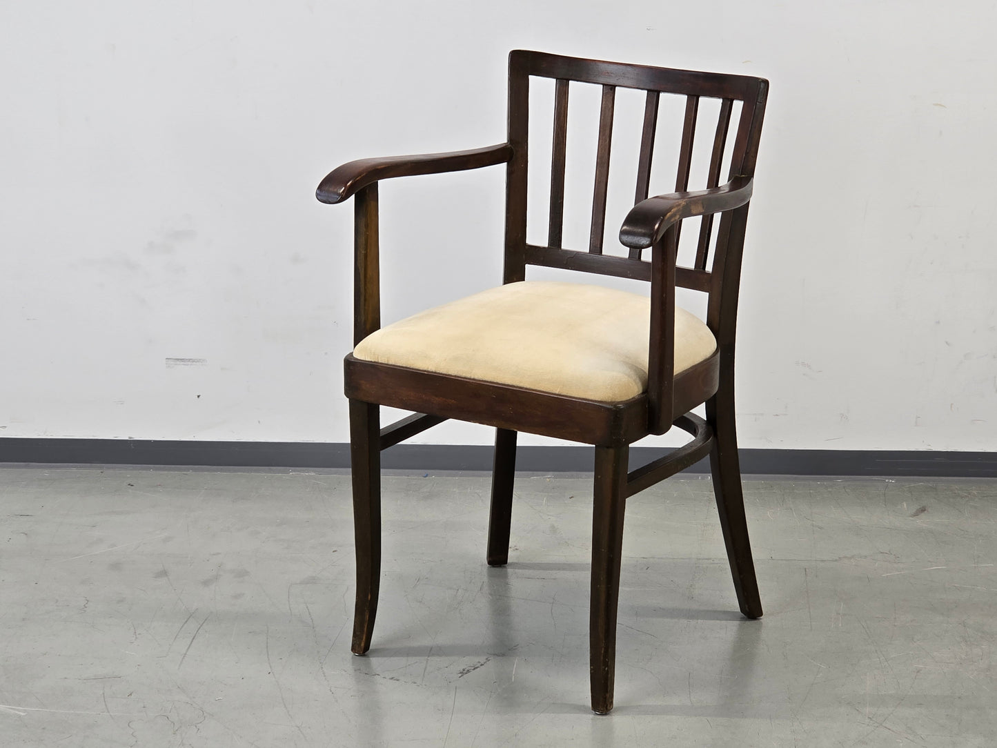 JUGENDSTIL STUHL Wiener Moderne Armlehnstuhl Buche Thonet Stil Antik Holz
